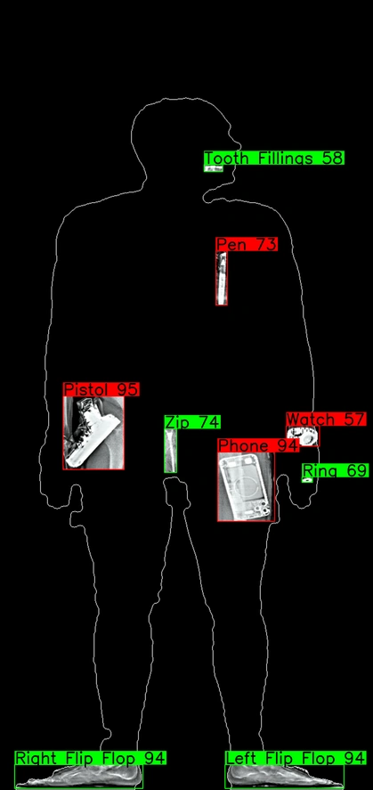 JUKA™ scan silhouette before DISCERN™ classification